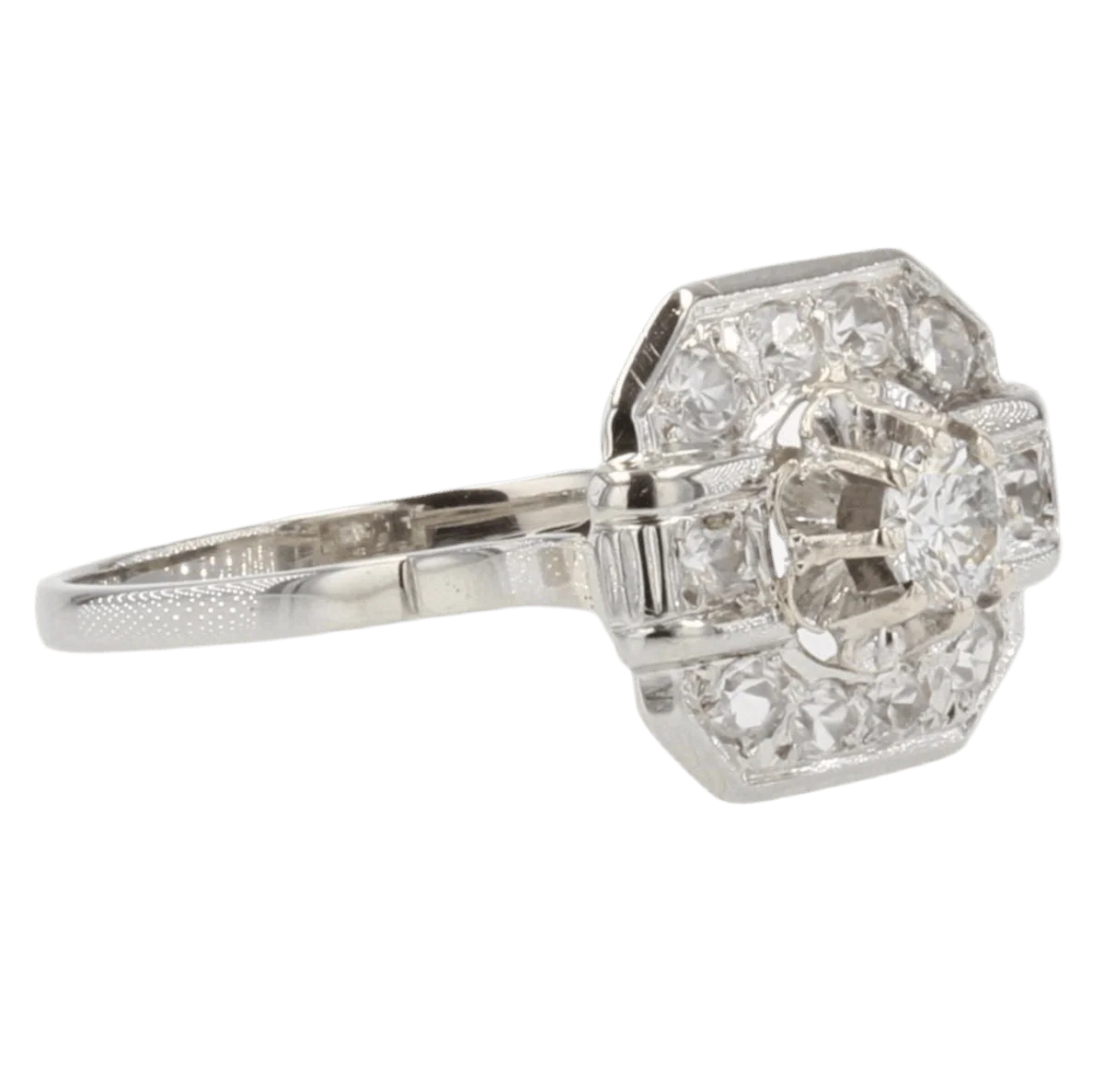 Ring Surroundings in white gold and diamonds - Image 5