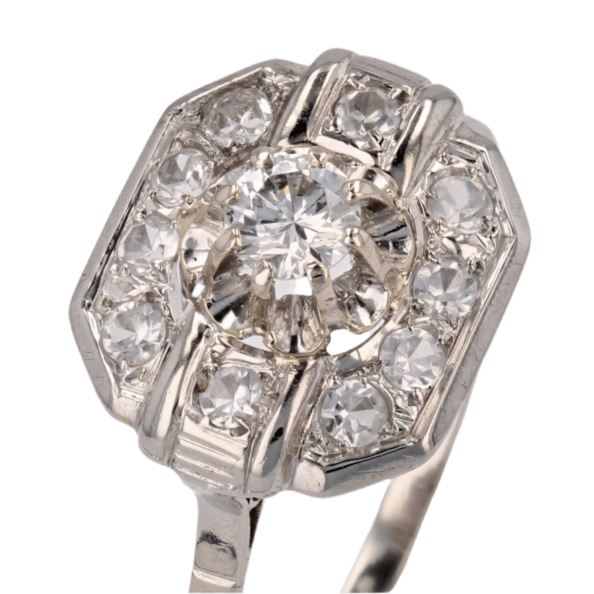 Ring Surroundings in white gold and diamonds - Image 7