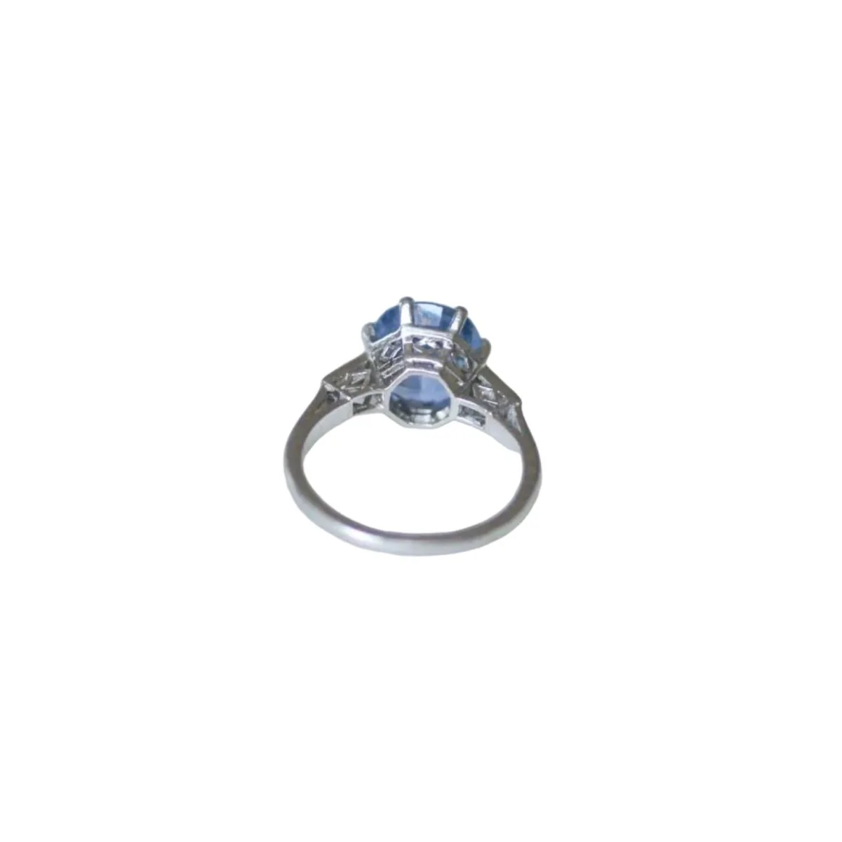 Platinum, Sapphire and Diamond Ring - Image 5