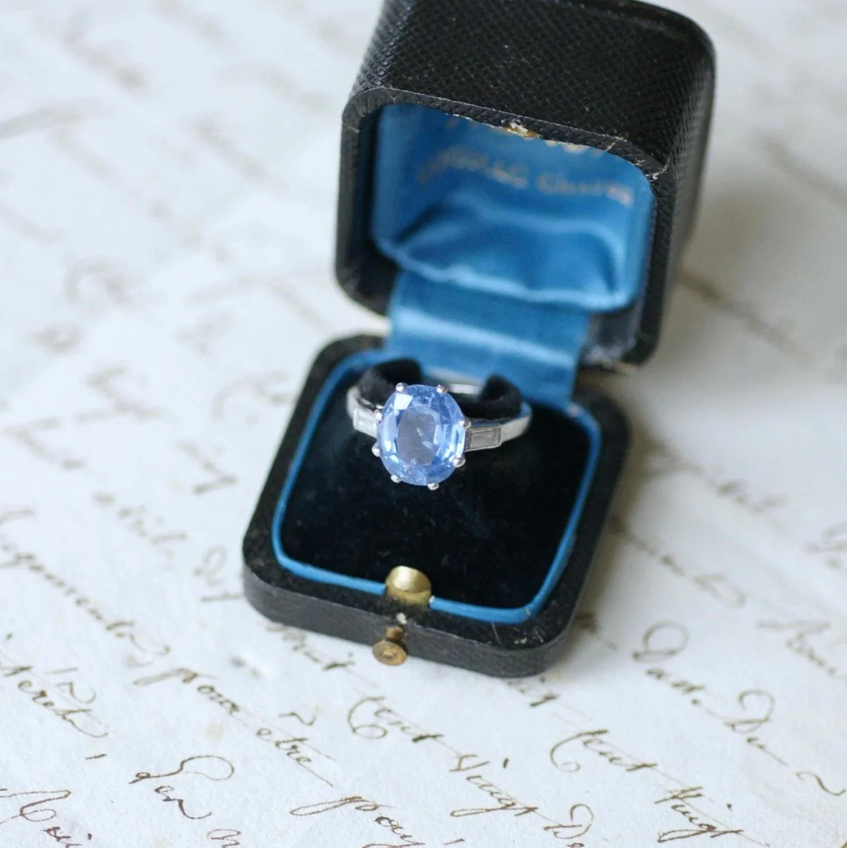 Platinum, Sapphire and Diamond Ring - Image 8