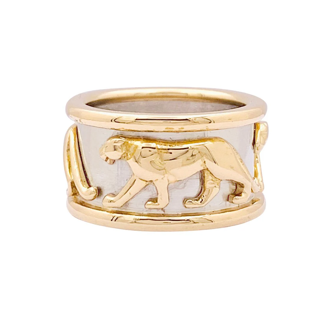 CARTIER ring, “Pharaoh Panther”, two golds.