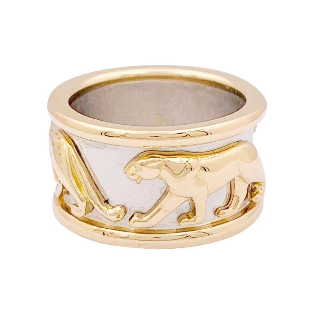 CARTIER ring, “Pharaoh Panther”, two golds. - Image 5