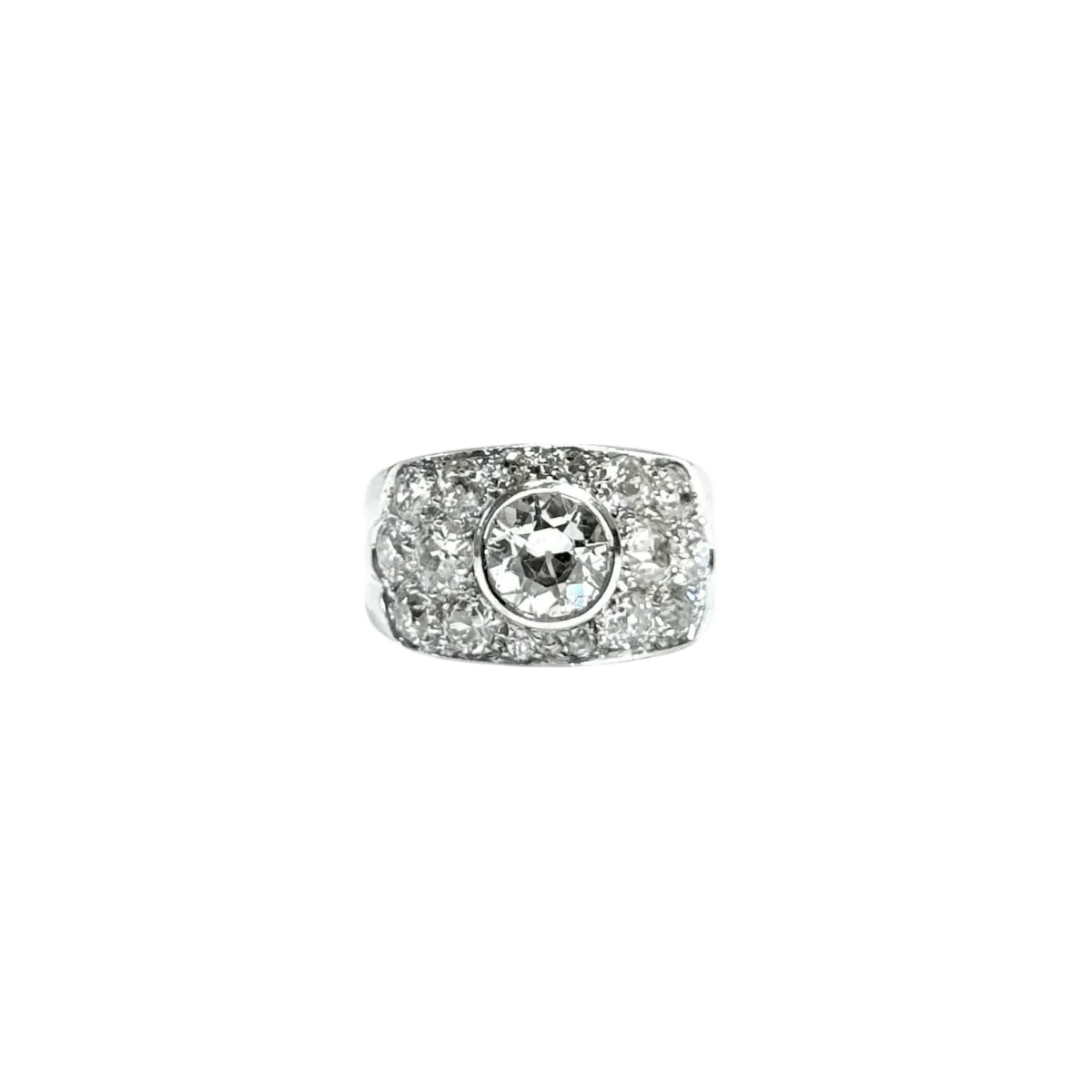 Ring Headband in white gold and diamonds