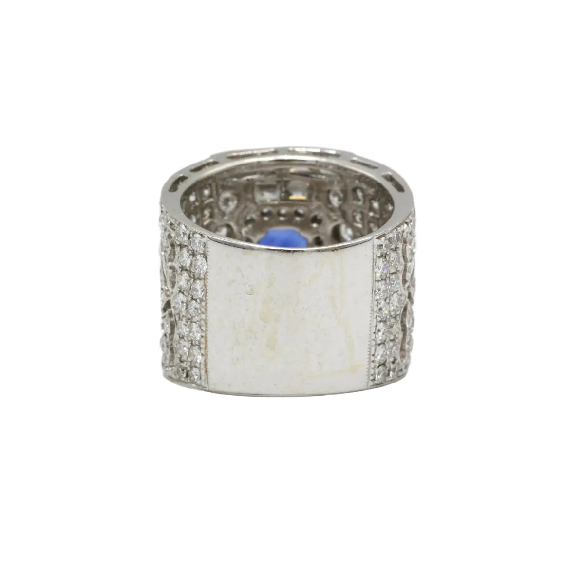 Ring Headband in white gold, sapphire and diamonds - Image 5