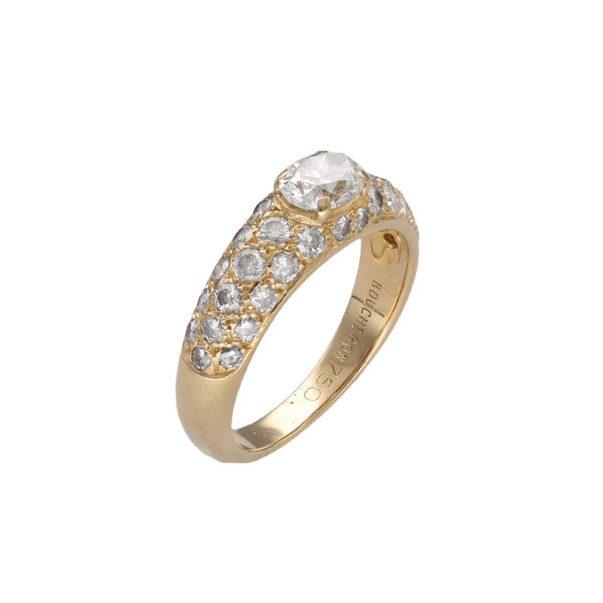 Ring BOUCHERON "Axelle" in yellow gold and diamonds - Image 2