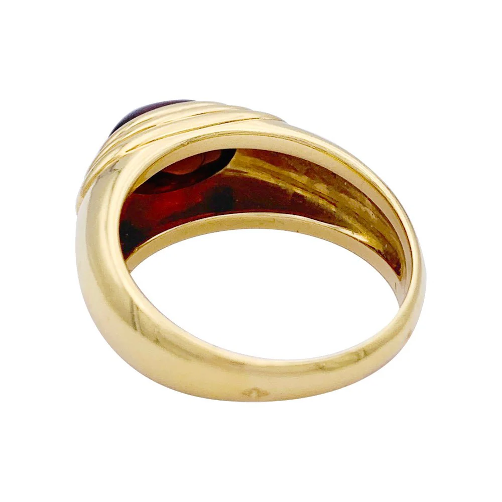Boucheron ring, "Jaïpur", yellow gold, garnet - Image 3