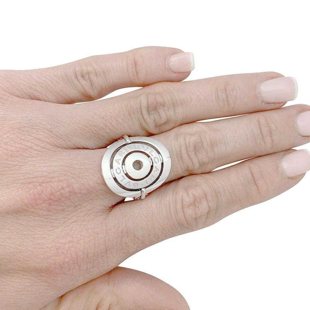 Bulgari ring, "Astrale", white gold - Image 4