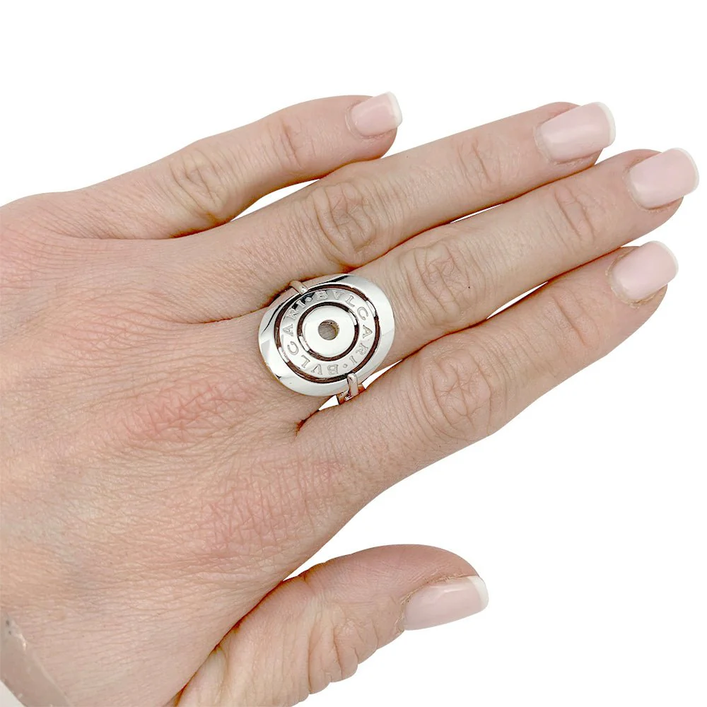 Bulgari ring, "Astrale", white gold - Image 5