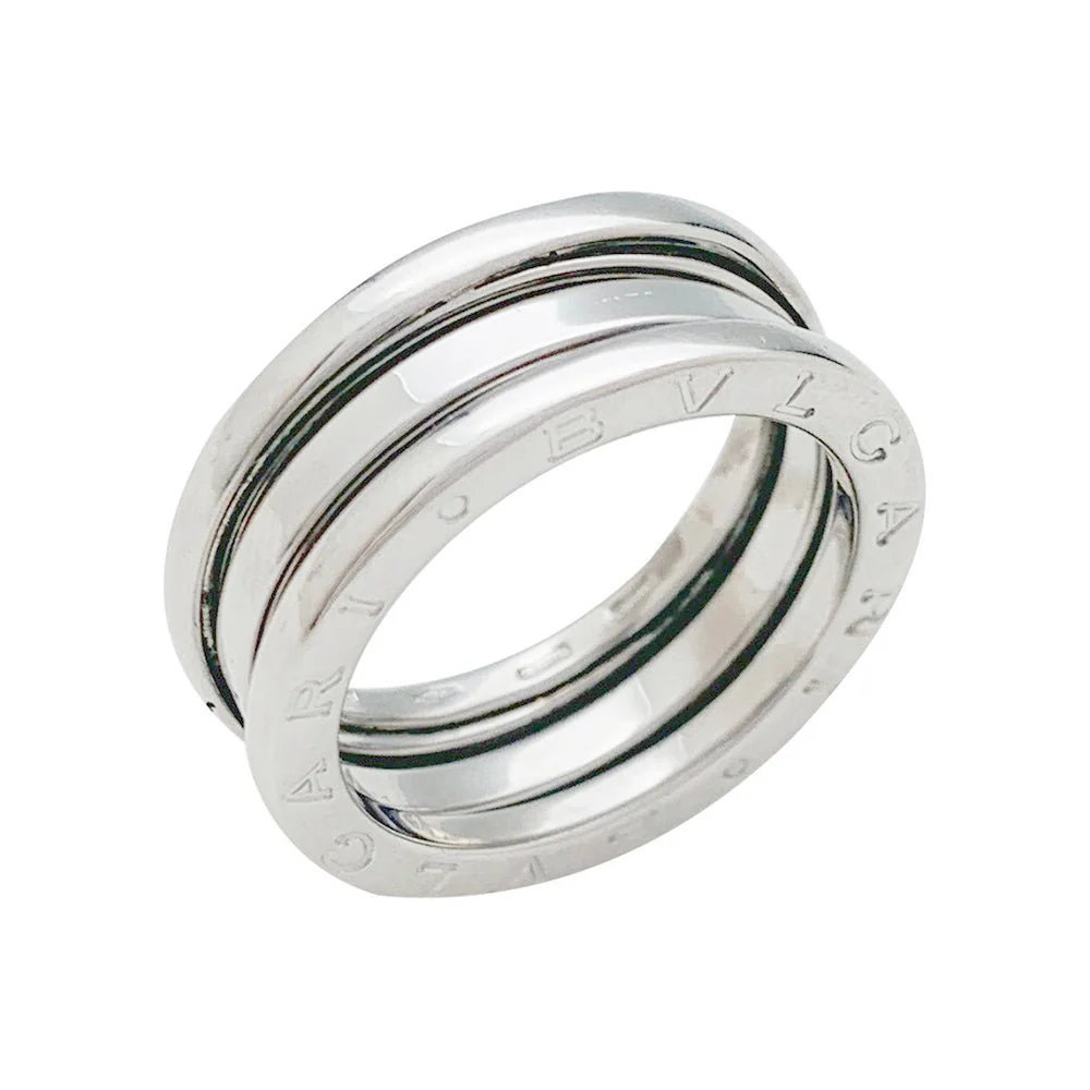BULGARI Bandeau ring "B.Zero1" in white gold