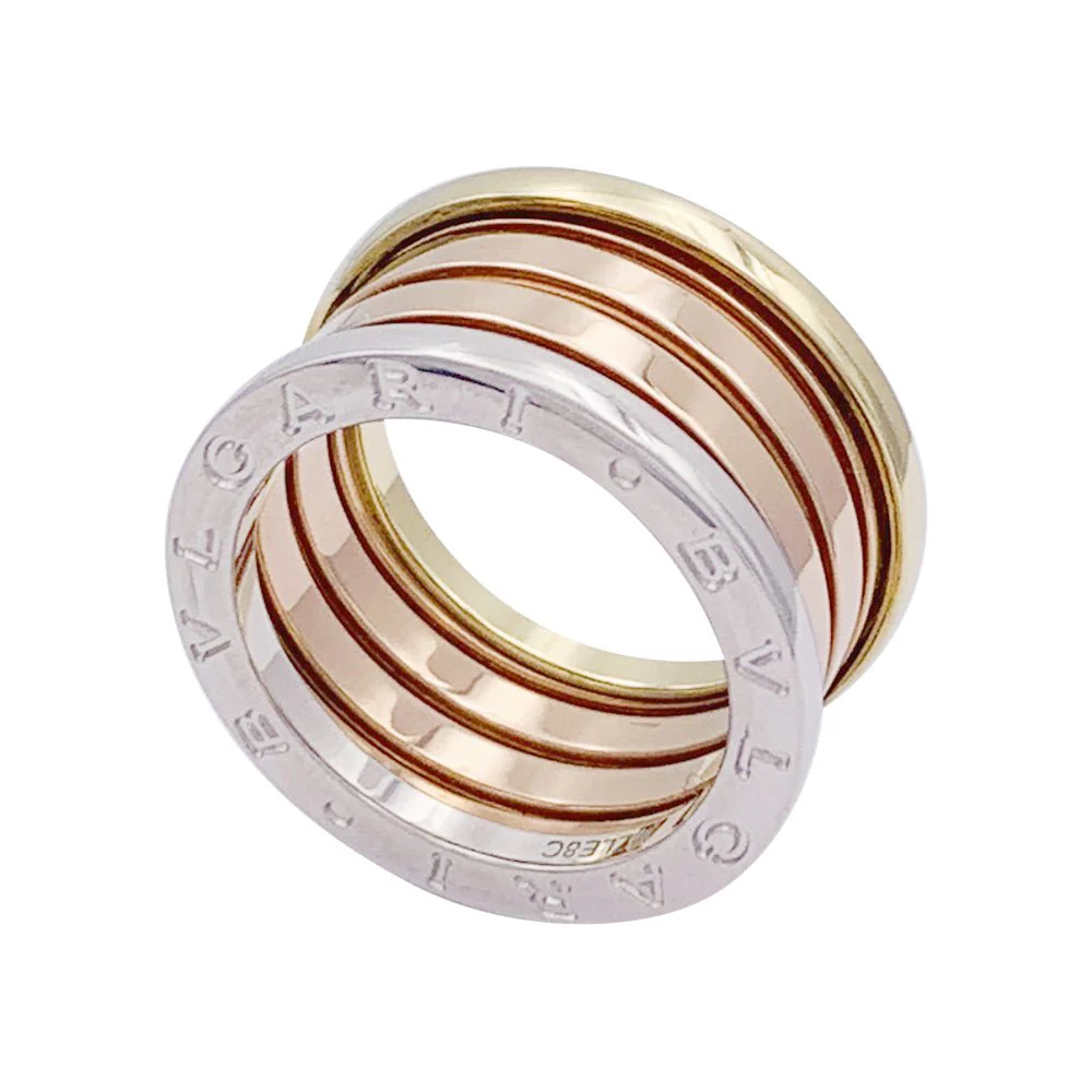 Bulgari ring, "B.Zero1", three golds. - Image 3