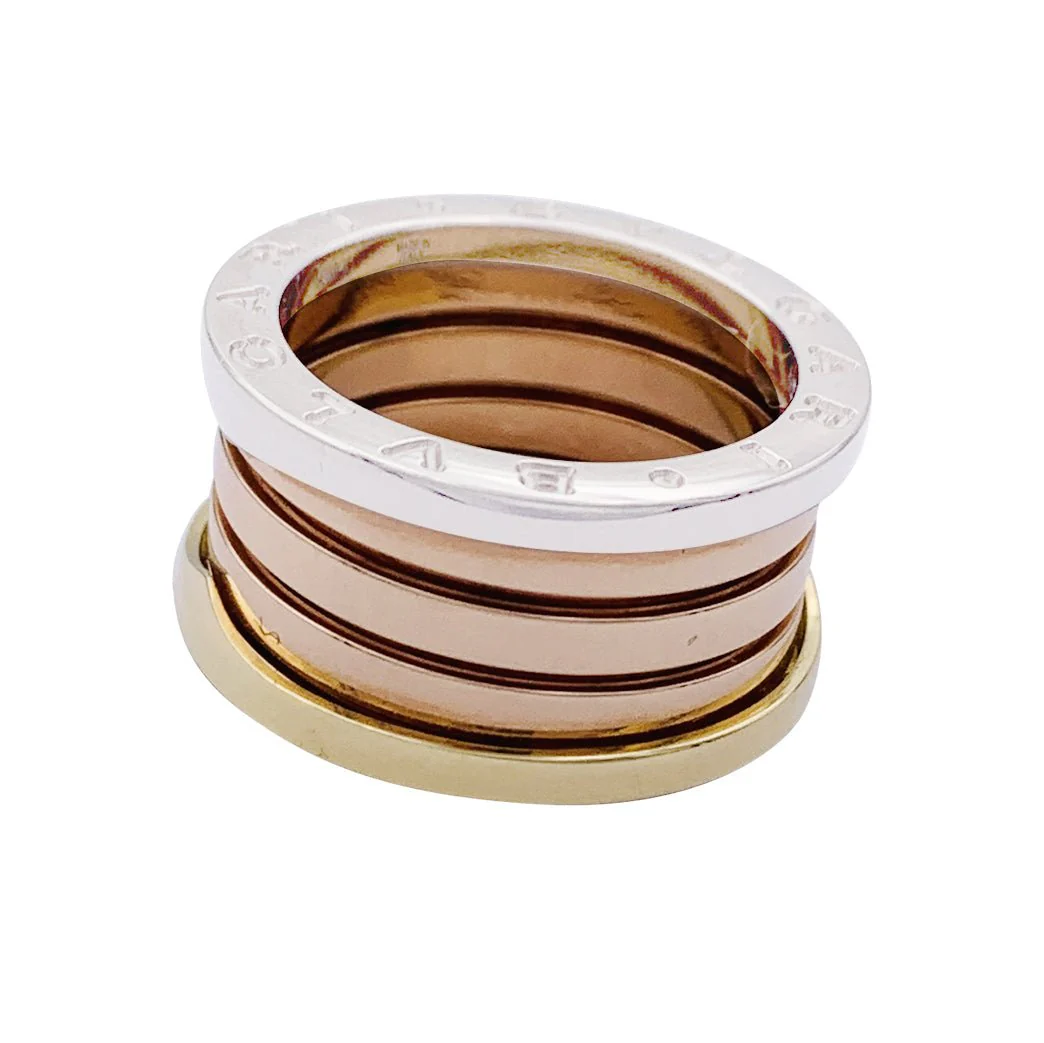 Bulgari ring, "B.Zero1", three golds. - Image 4