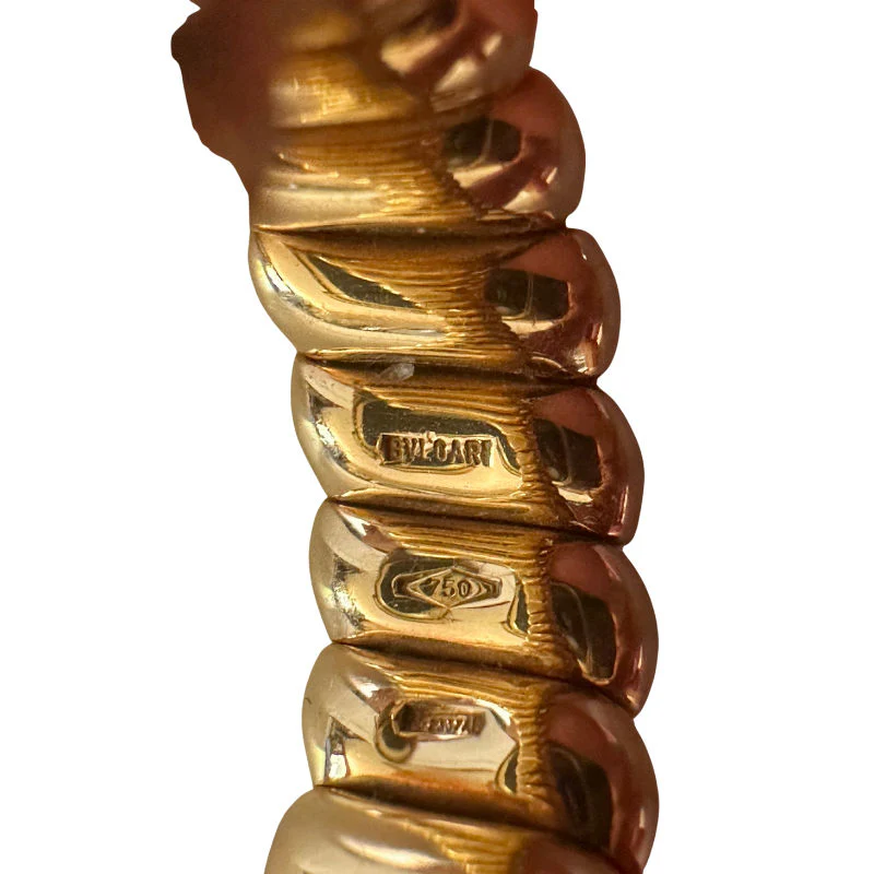 Ring BULGARI Tubogas in yellow gold - Image 3