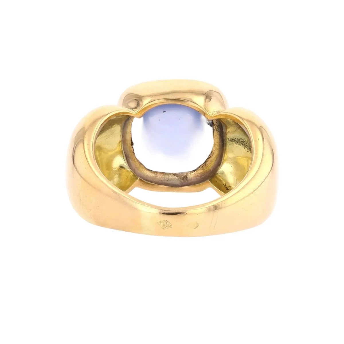 Ring Rush in yellow gold and caclédoine - Image 4