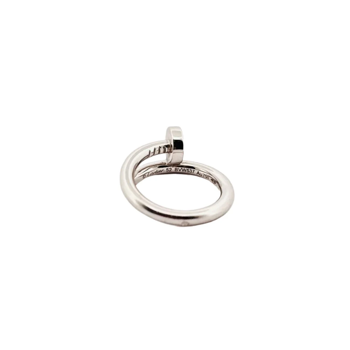 Ring CARTIER, "Clou" in white gold - Image 4