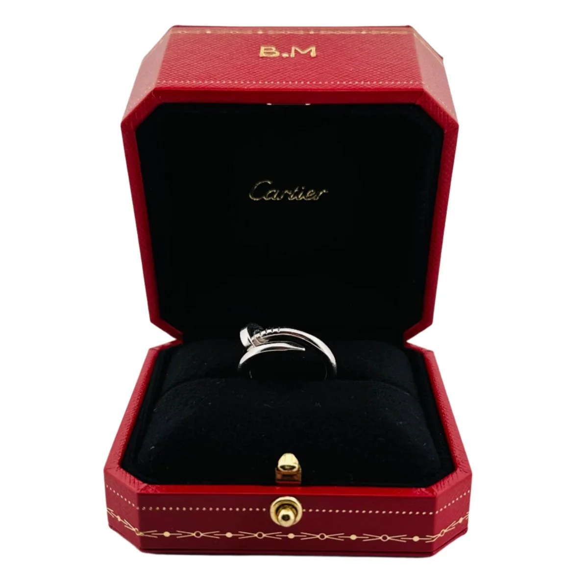 Ring CARTIER, "Clou" in white gold - Image 5
