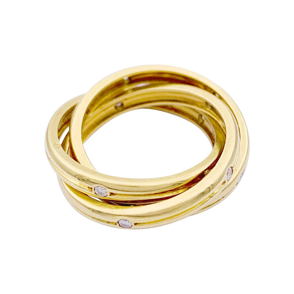 Cartier ring, “Constellation”, yellow gold and diamonds. - Image 3