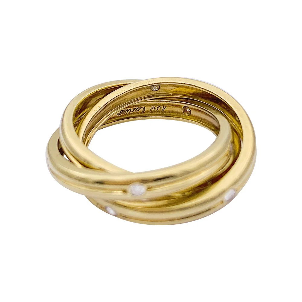 Cartier ring, “Constellation”, yellow gold and diamonds. - Image 4