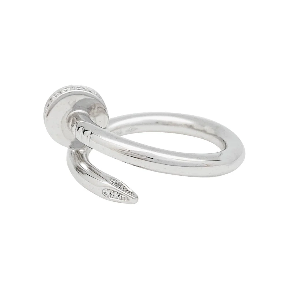 Cartier "Juste un Clou" ring in white gold and diamonds - Image 3