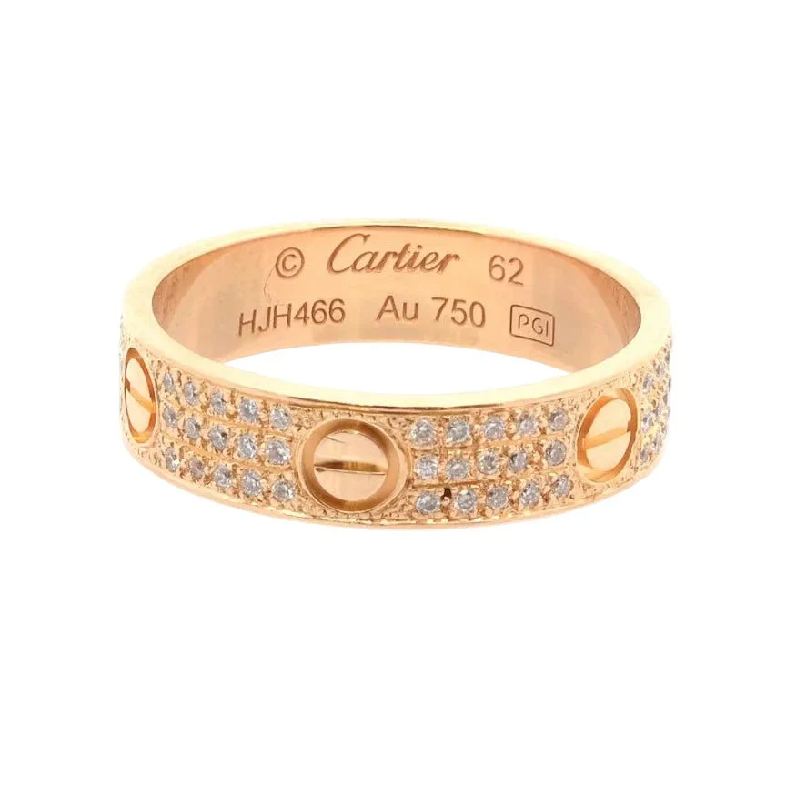 Ring CARTIER "Love" wedding ring in yellow gold and diamonds