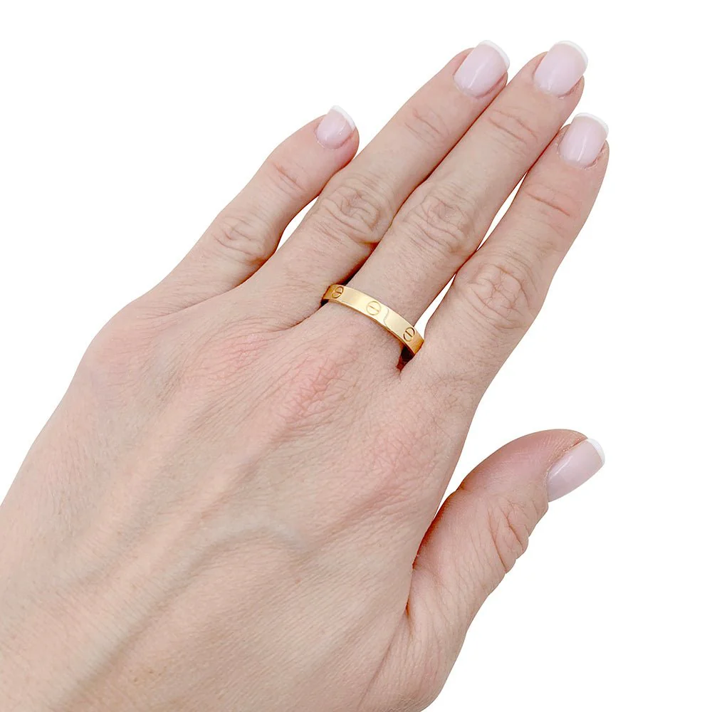 CARTIER "Love" ring in yellow gold - Image 5