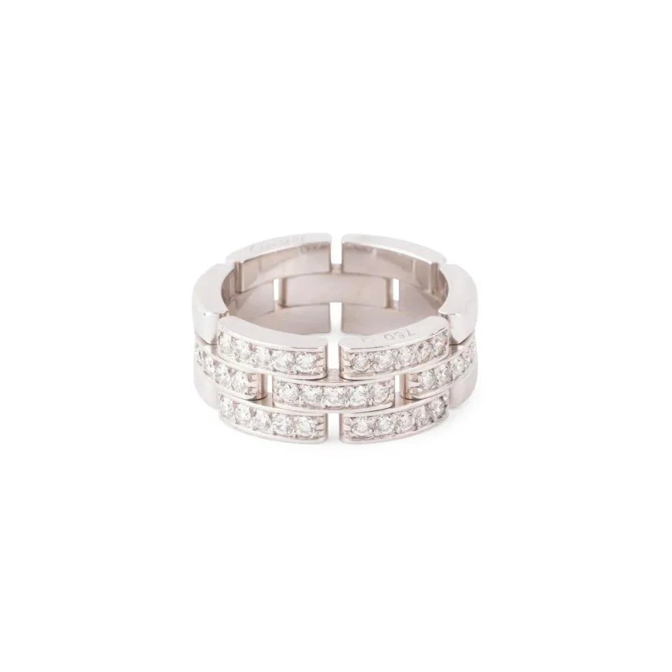 Ring CARTIER "Maillon Panthère" in white gold and diamonds