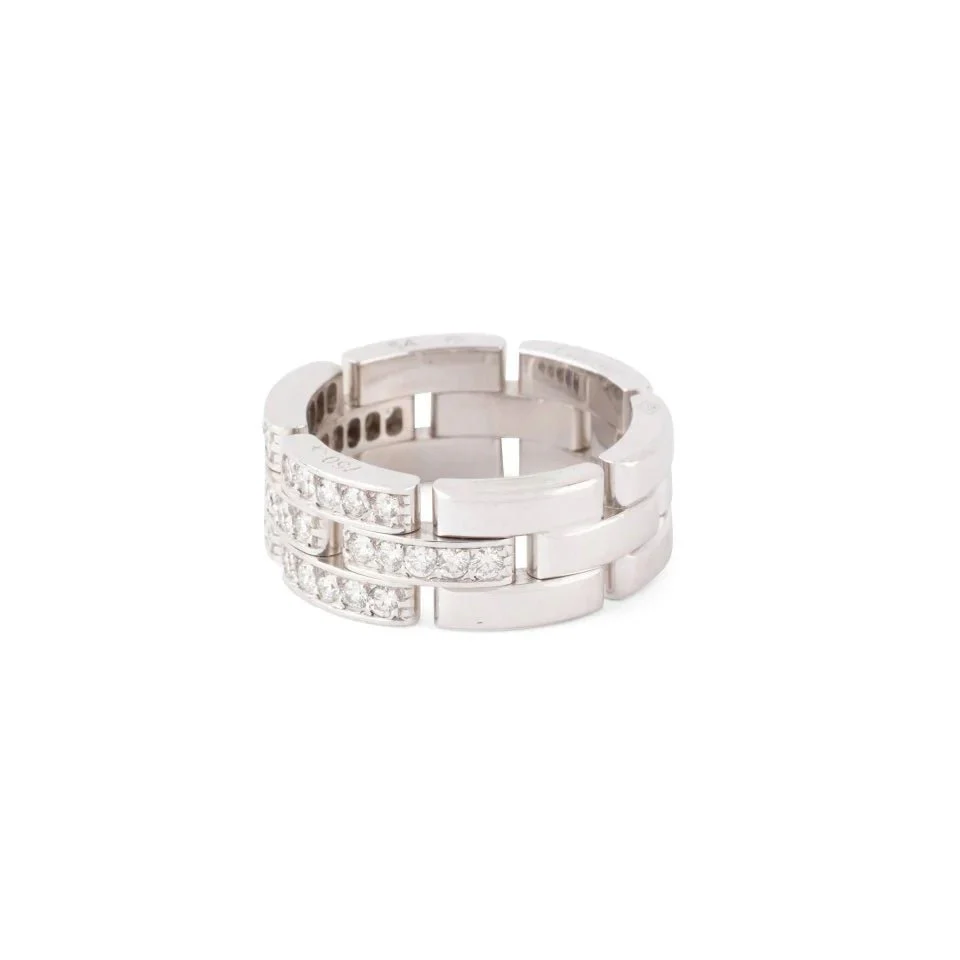 Ring CARTIER "Maillon Panthère" in white gold and diamonds - Image 4
