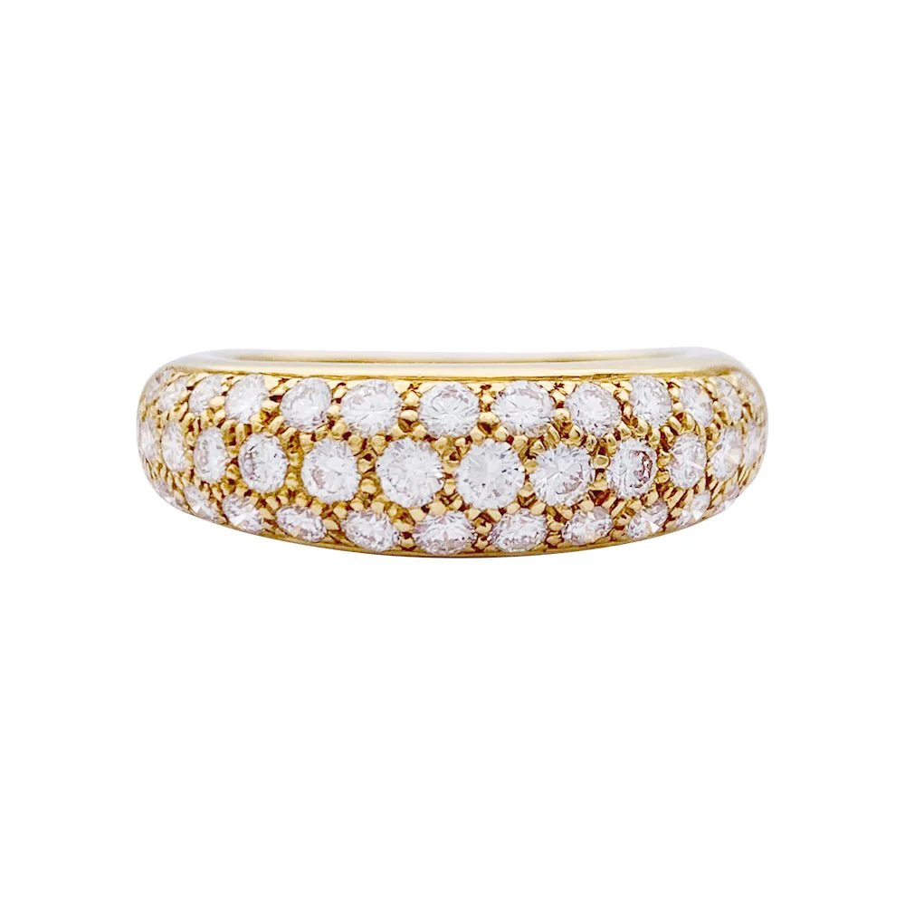 CARTIER ring, “Mimi” in yellow gold and diamonds