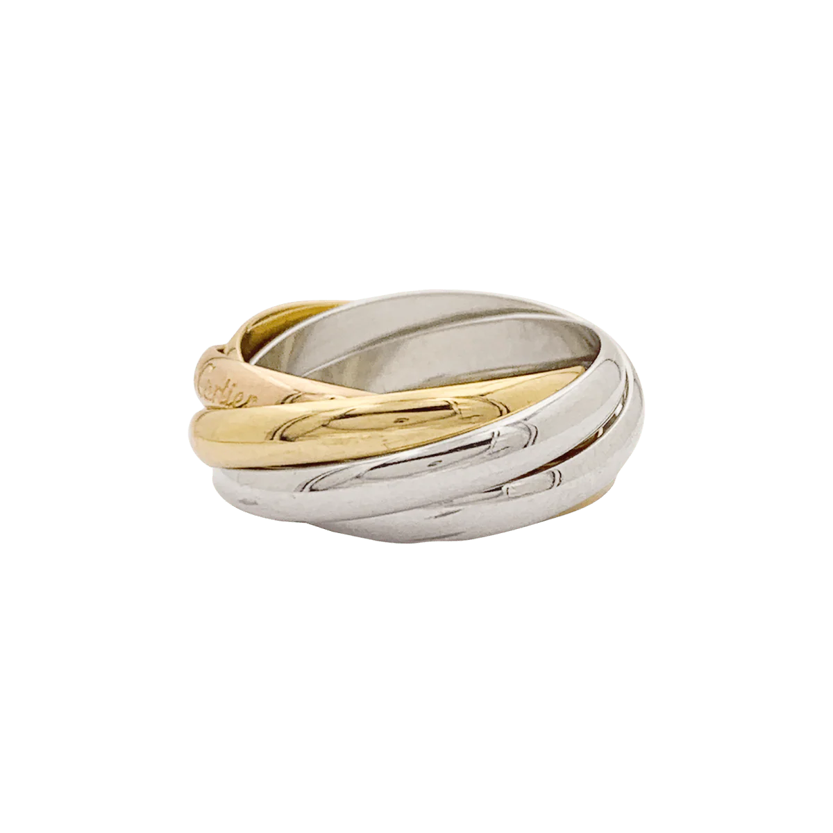 Ring CARTIER "Must de Cartier" in rose gold, white gold and yellow gold - Image 3