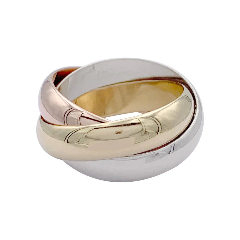 CARTIER “Trinity” ring, 3 golds. - Image 3