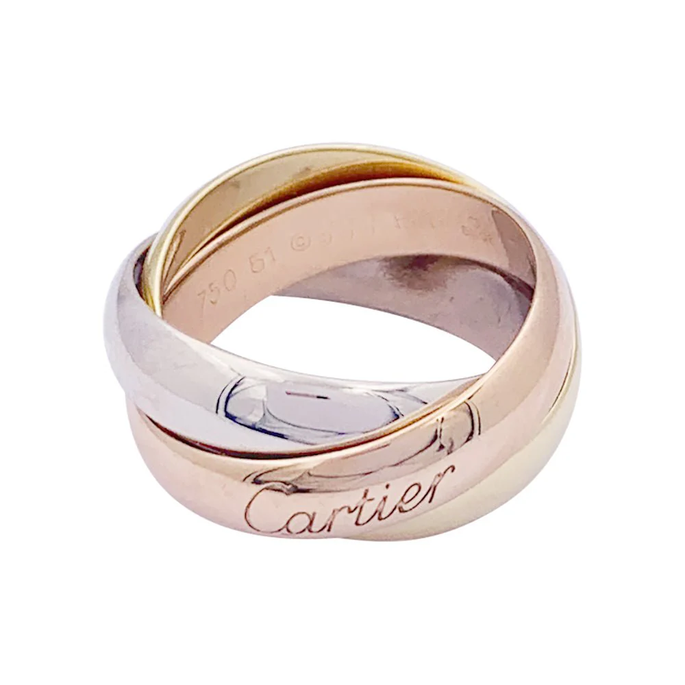 CARTIER “Trinity Classique” ring in three golds - Image 2