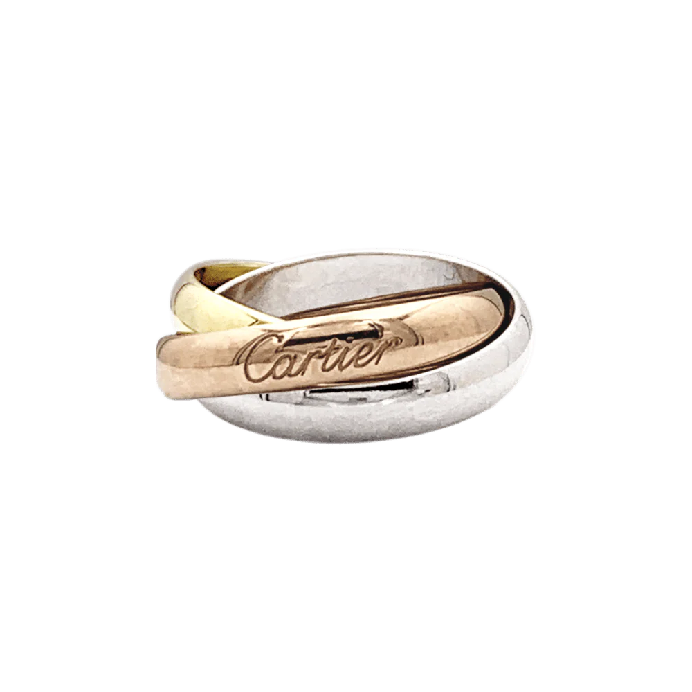 Ring Alliance CARTIER "Trinity" in yellow gold, white gold and rose gold - Image 3