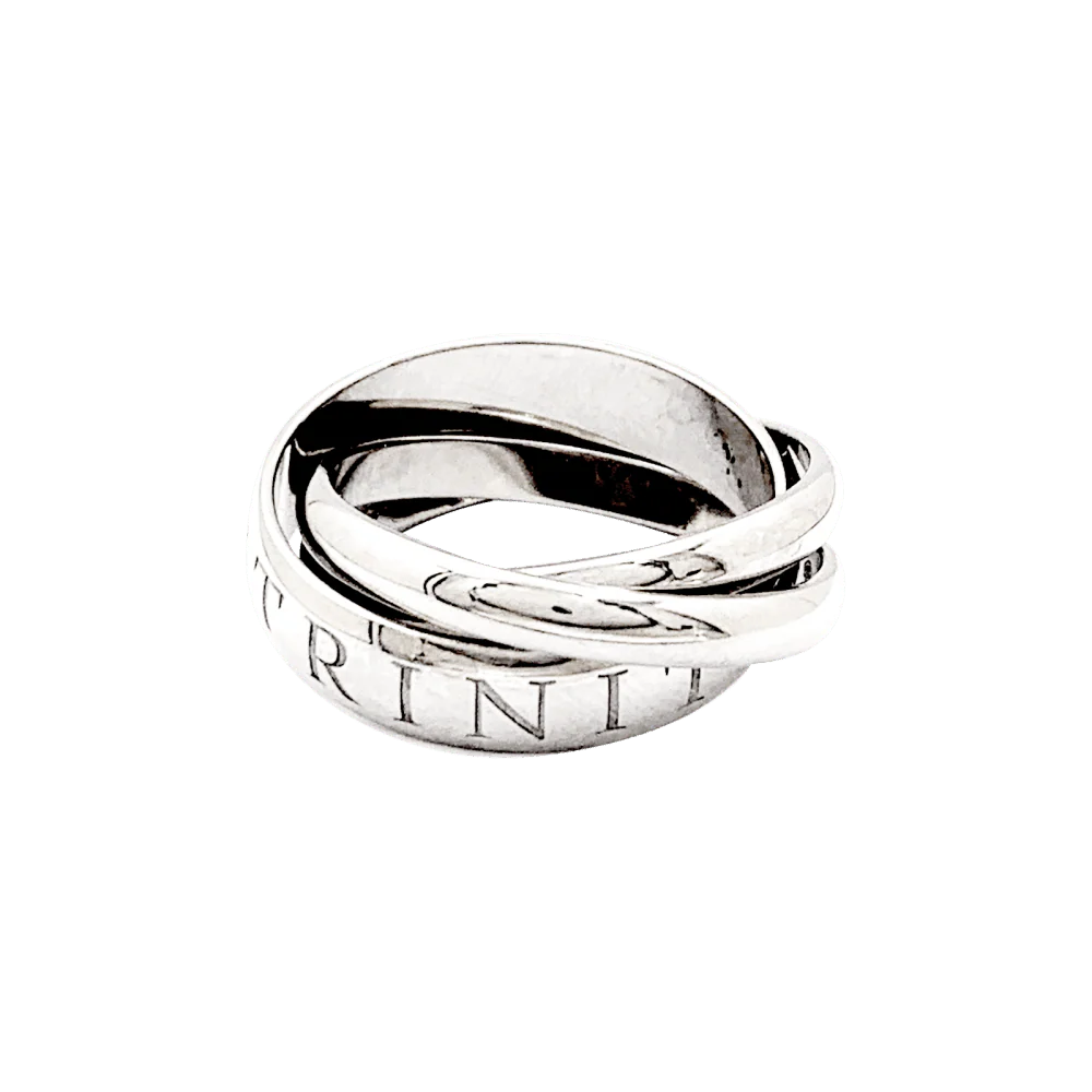 Wedding band ring CARTIER "Trinity" in White gold - Image 5