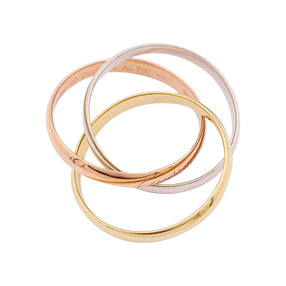 CARTIER “Trinity” ring in three golds - Image 3