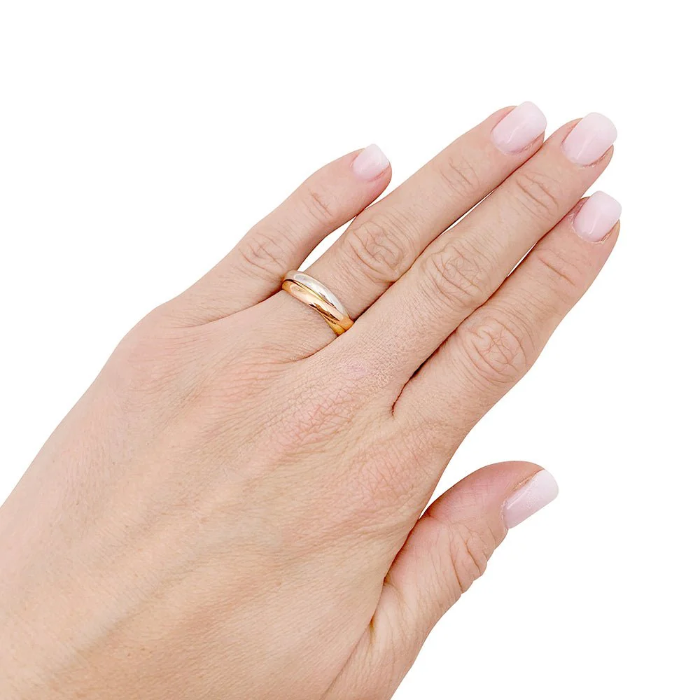 CARTIER “Trinity” ring in three golds - Image 5
