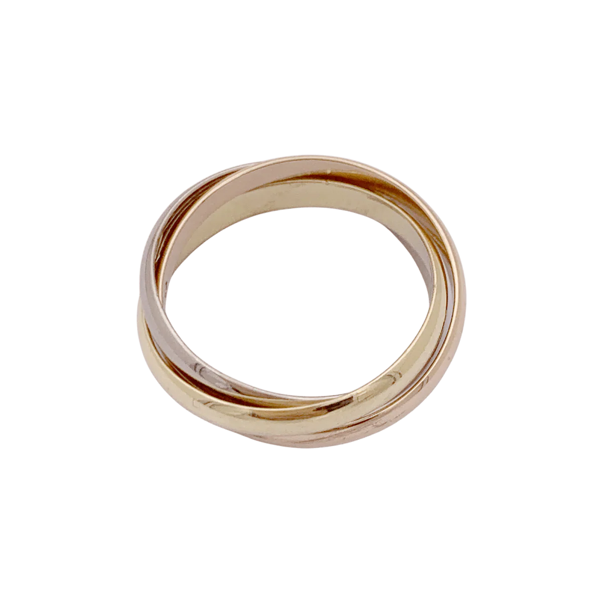 Cartier "Trinity" wedding band in yellow, rose and white gold - Image 5