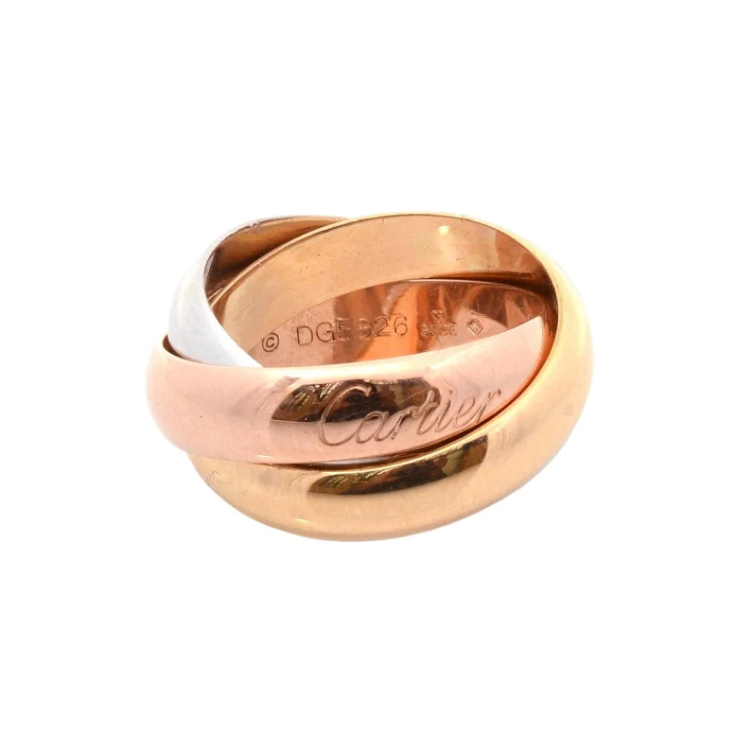 Wedding band ring CARTIER "Trinity" in Yellow gold, White gold and Rose gold