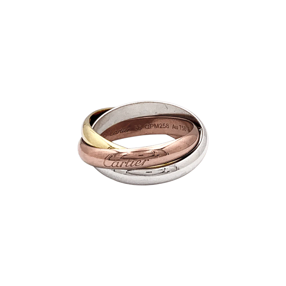 Ring Alliance CARTIER "Trinity" in yellow gold, white gold and rose gold - Image 6