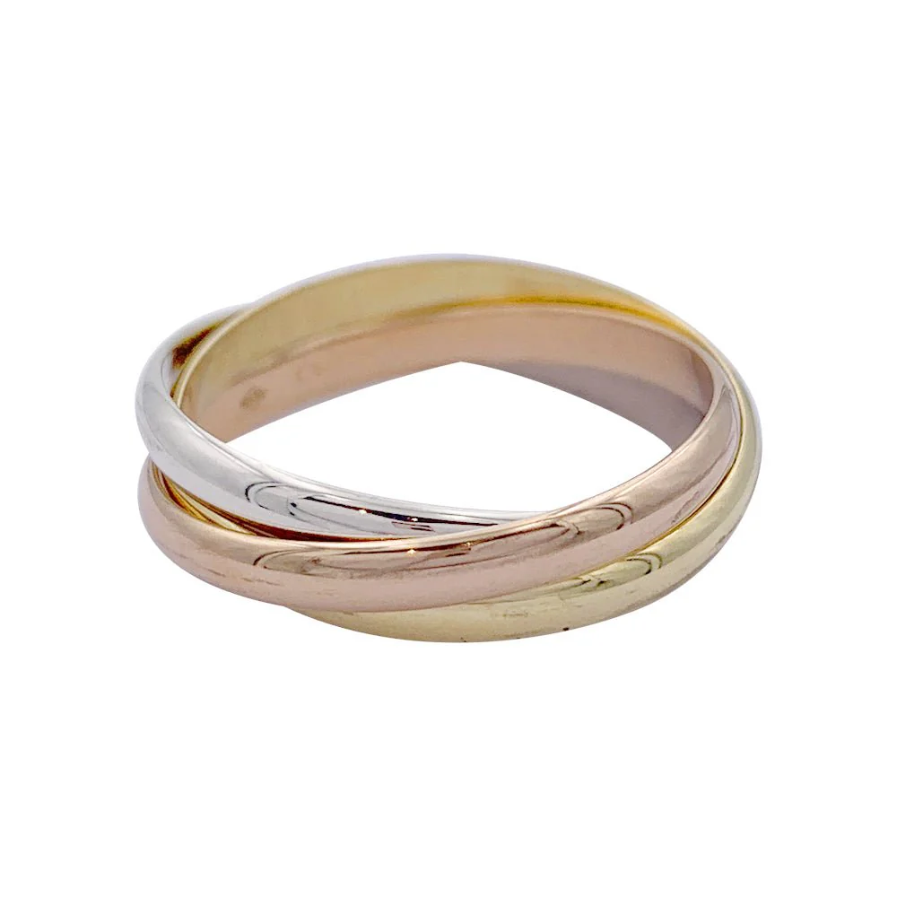 Cartier ring, "Trinity", three golds, small model - Image 4
