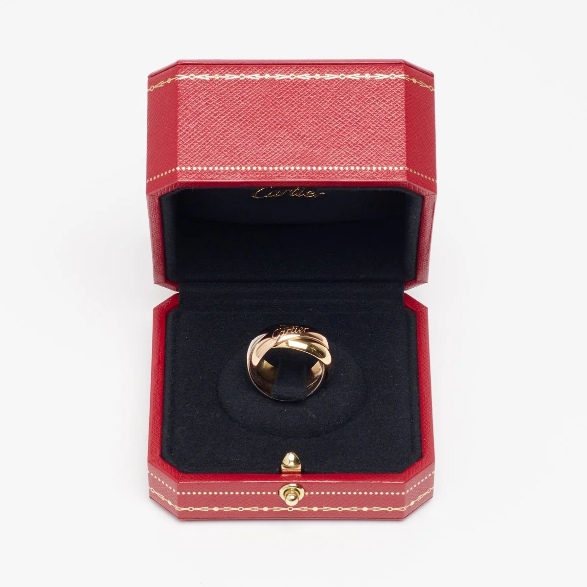 Ring Alliance CARTIER "Trinity" in white gold, yellow gold and rose gold - Image 7