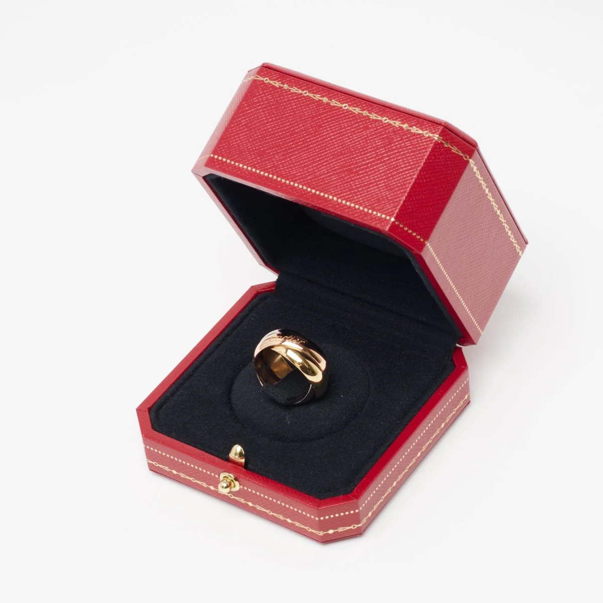 Ring Alliance CARTIER "Trinity" in white gold, yellow gold and rose gold - Image 9