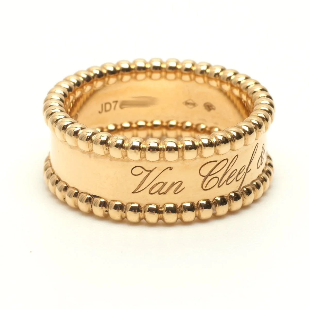 Van Cleef & Arpels Signature Pearl Ring in yellow gold - Image 7
