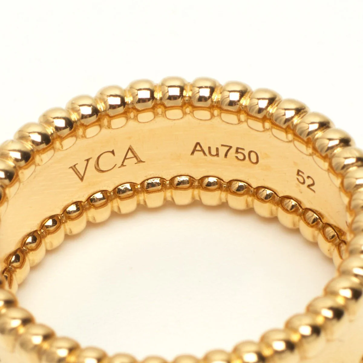 Van Cleef & Arpels Signature Pearl Ring in yellow gold - Image 9