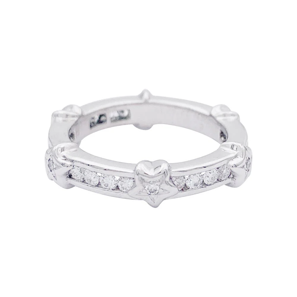Chanel ring, "Comète", white gold, diamonds. - Image 4
