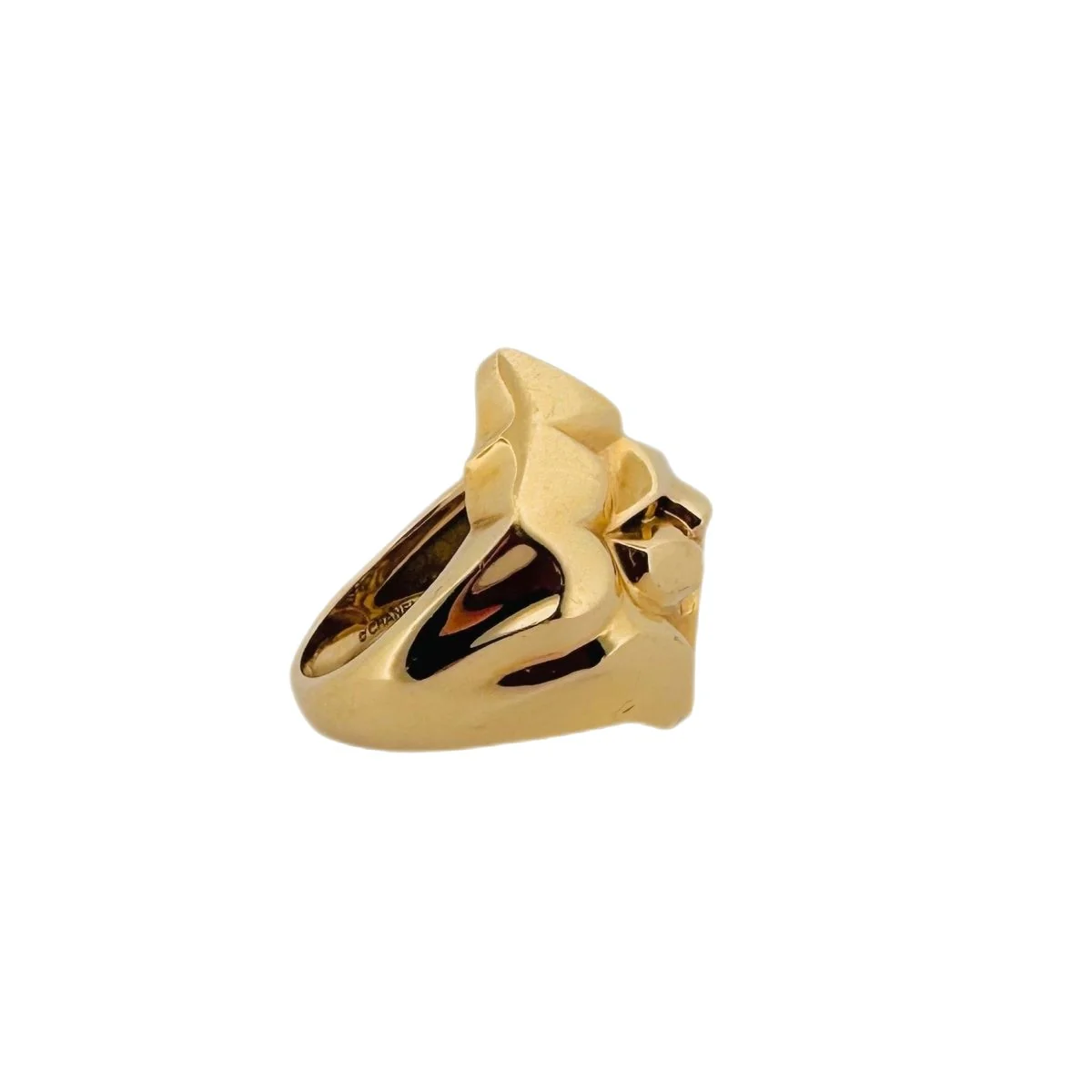 CHANEL Lion signet ring in yellow gold - Image 3