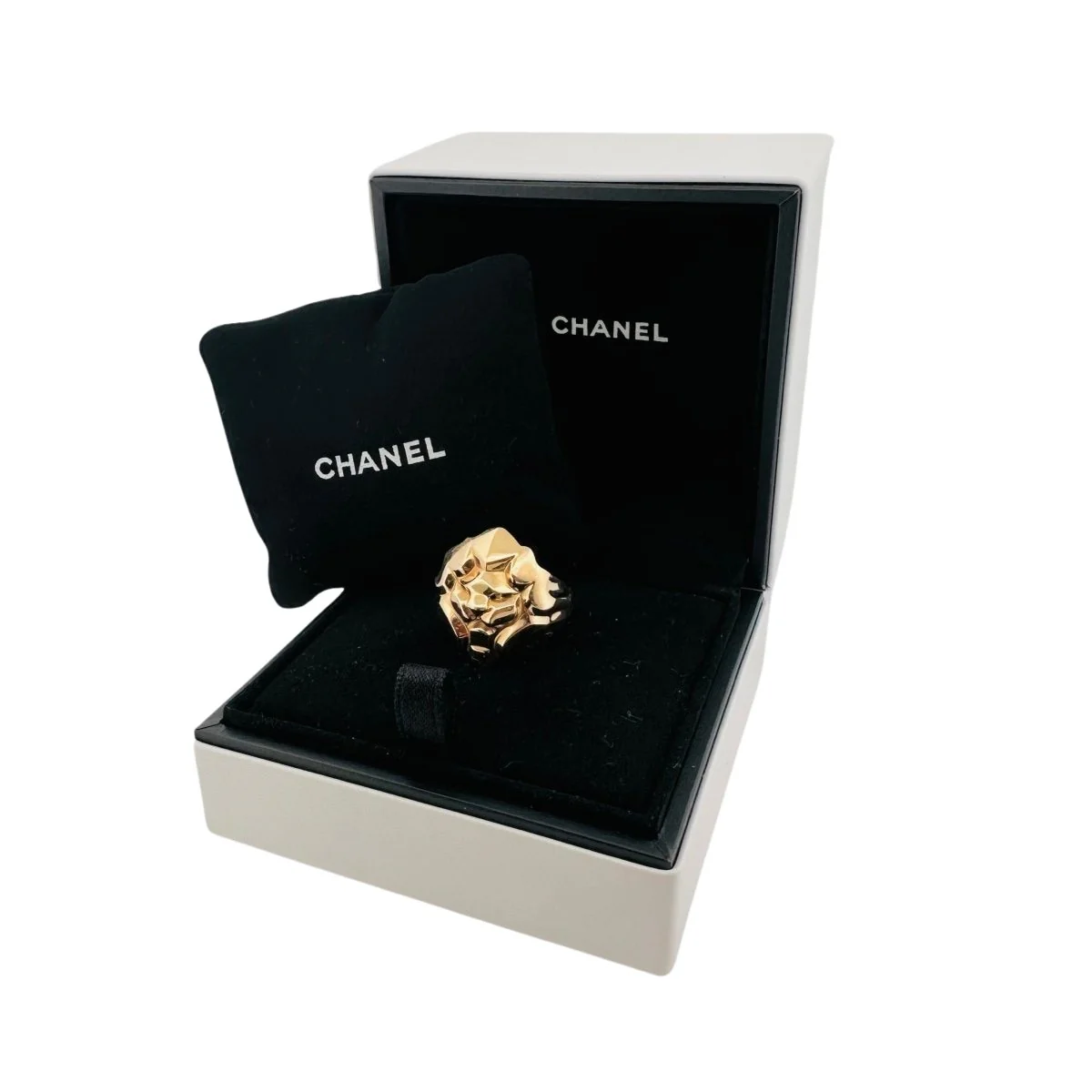 CHANEL Lion signet ring in yellow gold - Image 7