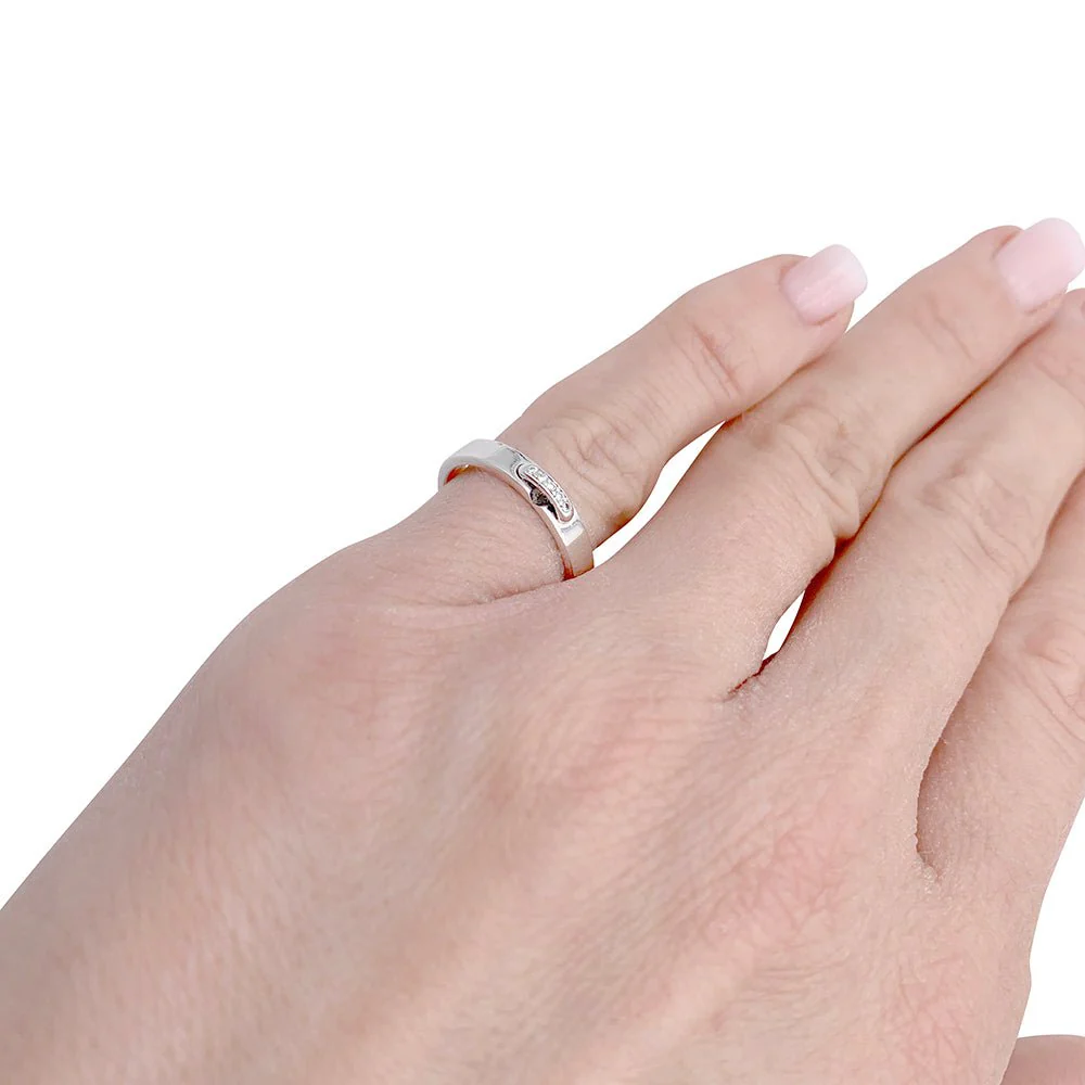 Chaumet ring, “Alliance Liens Evidence”, platinum, diamonds - Image 5