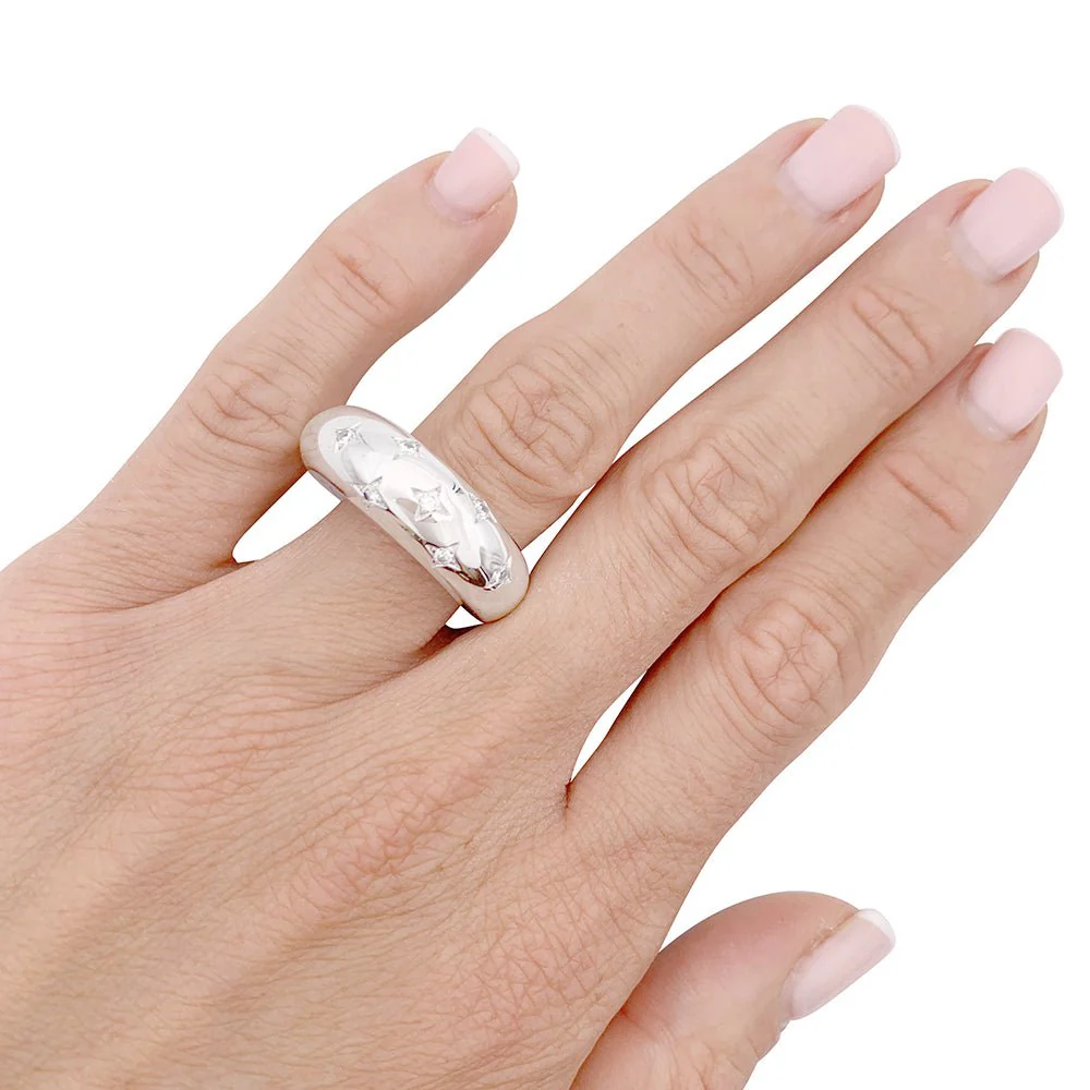 Chaumet ring, "Anneau", in white gold, diamonds. - Image 3