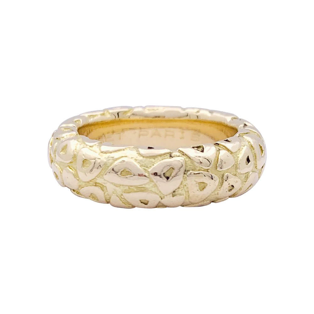 CHAUMET “Carrosse” ring in yellow gold
