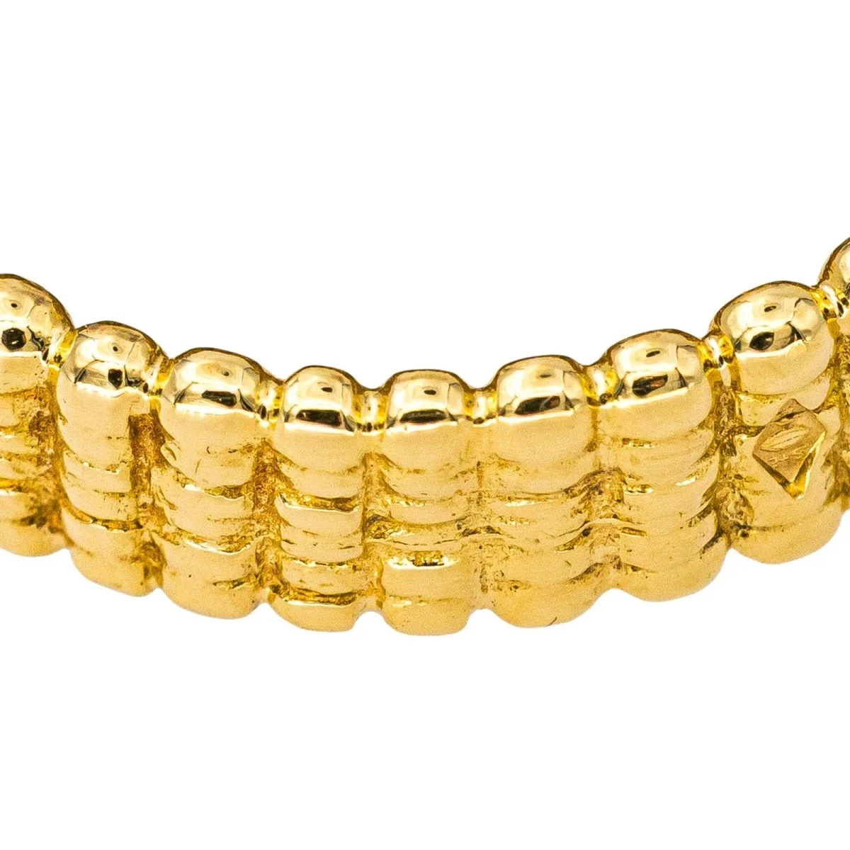 Signet ring in yellow gold and diamonds - Image 7