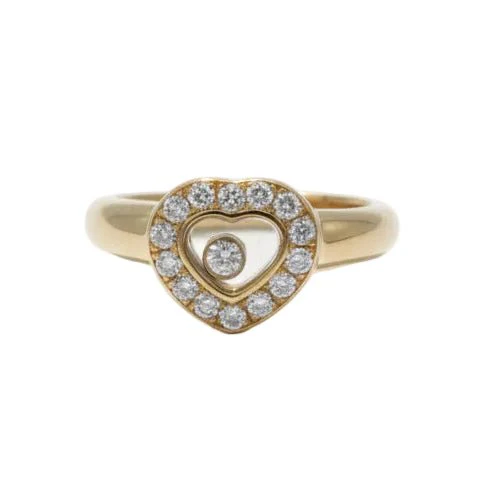 CHOPARD Happy Diamond Heart Ring in Yellow gold and diamonds - Image 6
